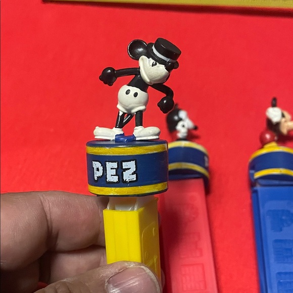 Mickey Mouse Dispenser Set - Yellow, Red, and Blue - Picture 4 of 6